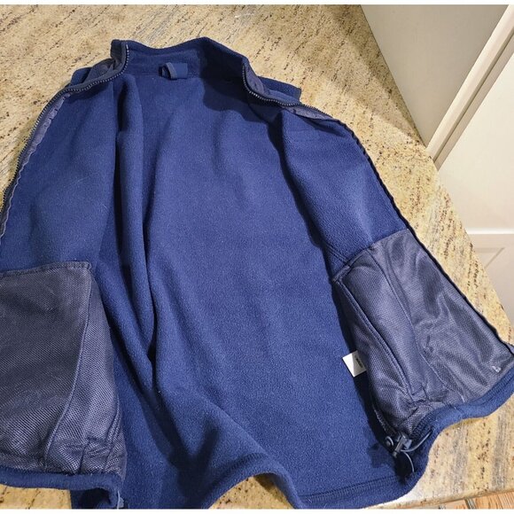 Vineyard Vines Mens Size XS Fleece Vest Blue Zip Up - Picture 8 of 12
